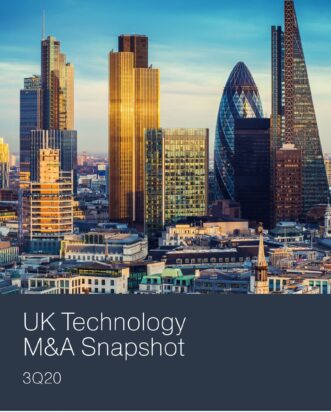 Q3 2020 UK Technology M&A Snapshot